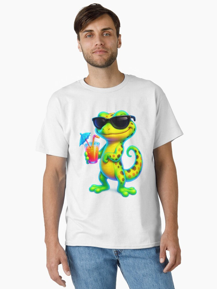 Neon Gecko Supreme The Cocktail King in Shades Classic T-Shirt T-Shirt | Trending Design | Top Pick For Fans