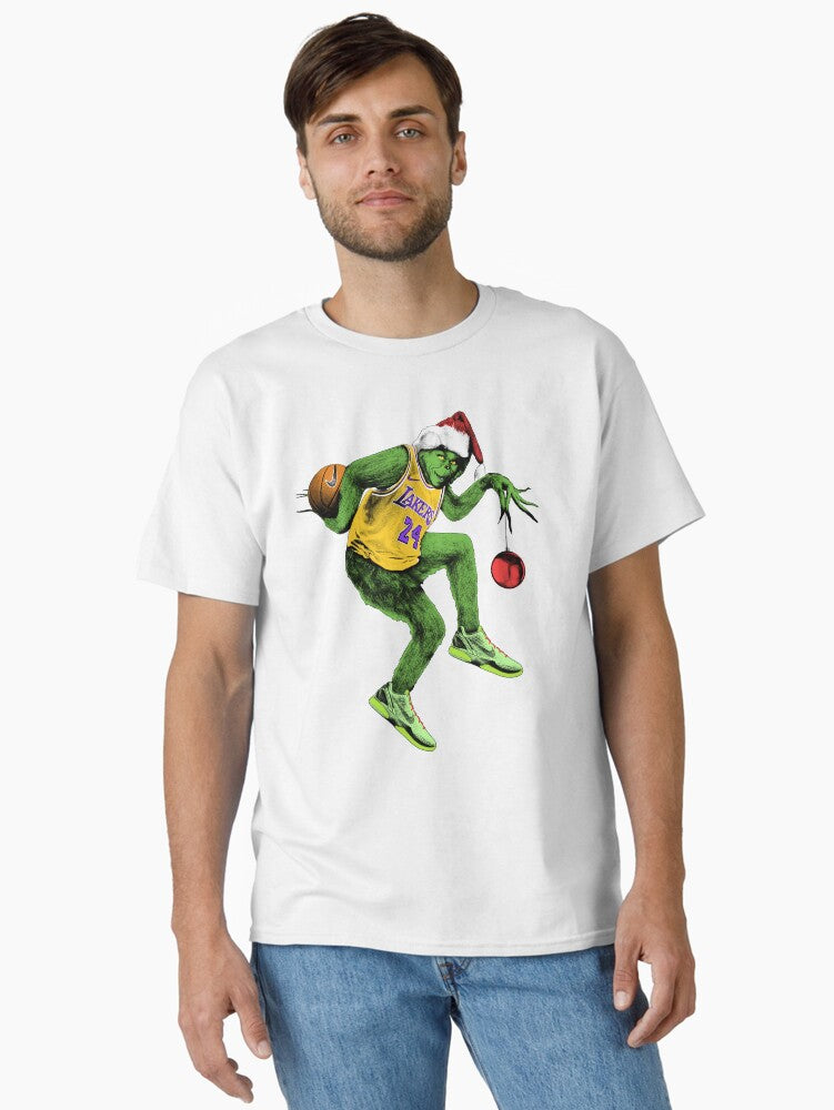 Grinch Basketball Classic T-shirt | Trendy Graphic Tee | Casual Unisex T-shirt