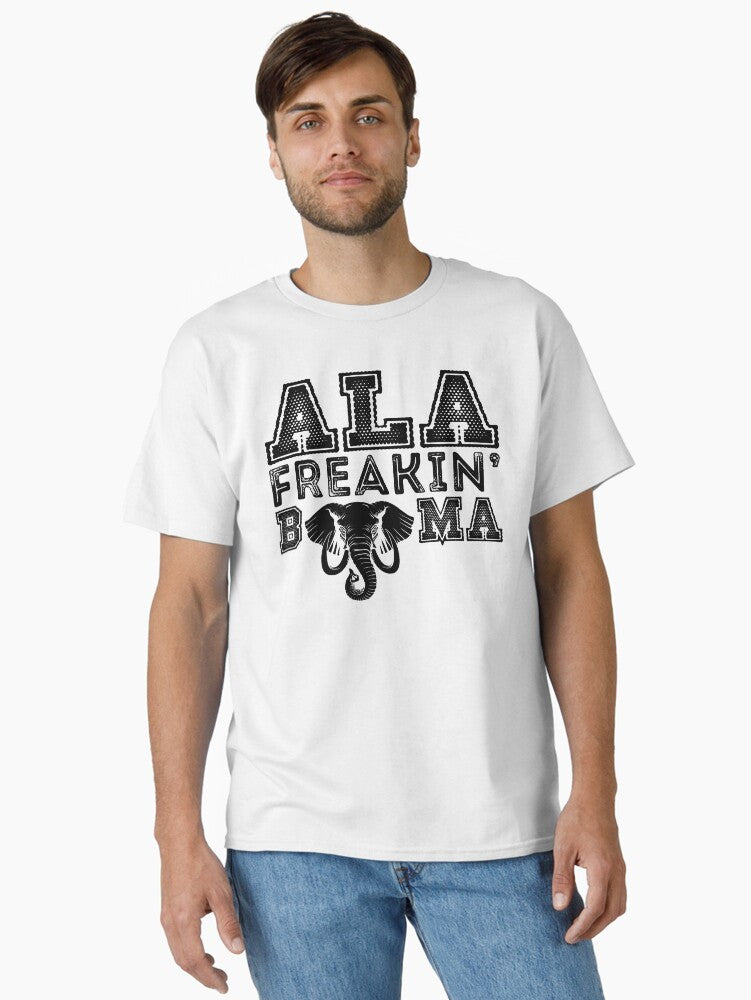 Ala Freakin' Bama Alabama Retro Bama Vintage Alabama Funny Gift Classic T-shirt | Trendy Graphic Tee | Casual Unisex T-shirt
