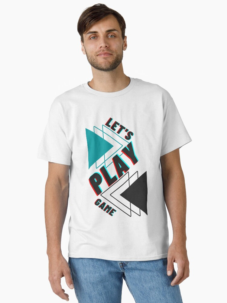 Let's Play Game Classic T-shirt | Trendy Graphic Tee | Casual Unisex T-shirt