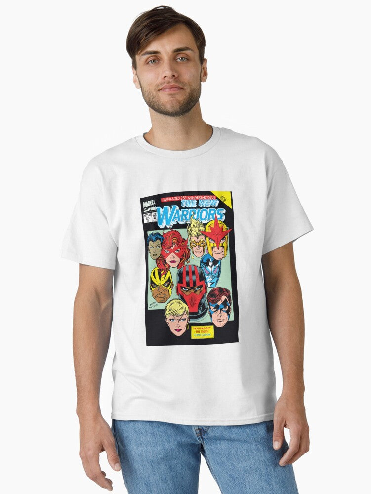 New Warriors 25th Anniversary Issue Classic T-shirt | Premium Basketball Jersey | Fan Edition Apparel