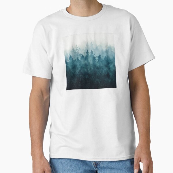 The Heart Of My Heart // So Far From Home In A Misty Foggy Fall Wilderness Forest Classic T-Shirt for Sale by tekay