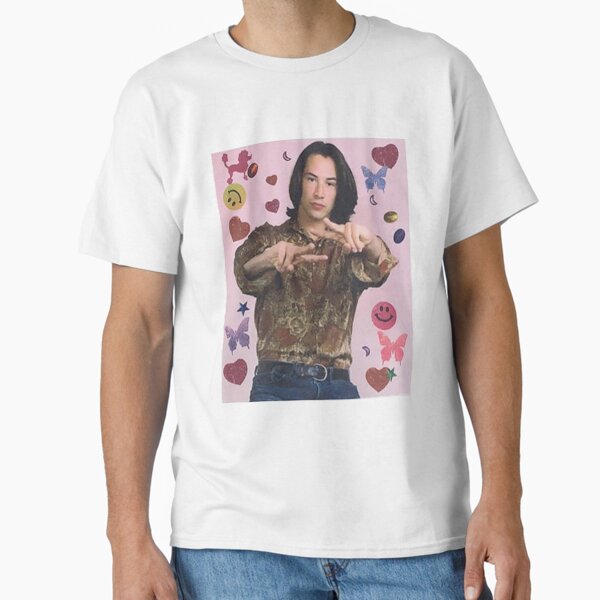 Keanu Reeves ICONIC 90s Teen Mag Classic T-Shirt for Sale by cupidchu