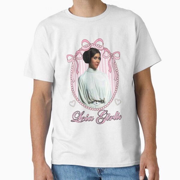 Leia Girlie Pink Coquette Classic T-Shirt for Sale by MelanieRdz
