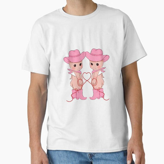 Cowgirl Cherubs | Pink Cowgirl  Classic T-Shirt for Sale by KittyStrand