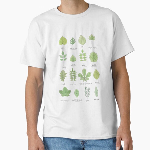 Leaf ID Chart Classic T-Shirt for Sale by lhollyberry