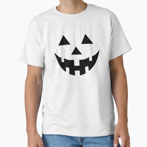 O'Lantern Jack O'Lantern - Halloween- Pumpkin, Orange, Black, All Hallows Eve, Simple, Contemporary Classic T-Shirt for Sale by CanisPicta