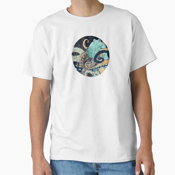 Metallic Octopus II Classic T-Shirt for Sale by spacefrogdesign