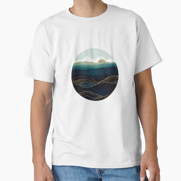 Indigo Waters Classic T-Shirt for Sale by spacefrogdesign