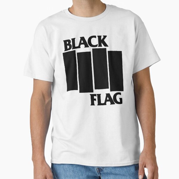 BLACK FLAG T-shirt - LOGO Logo Classic T-Shirt for Sale by Sovietmovies