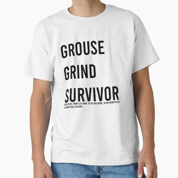 Grouse Grind Survivor - Stats Classic T-Shirt for Sale by Triple-Crown