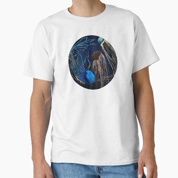 Metallic Jellyfish IV Classic T-Shirt for Sale by spacefrogdesign
