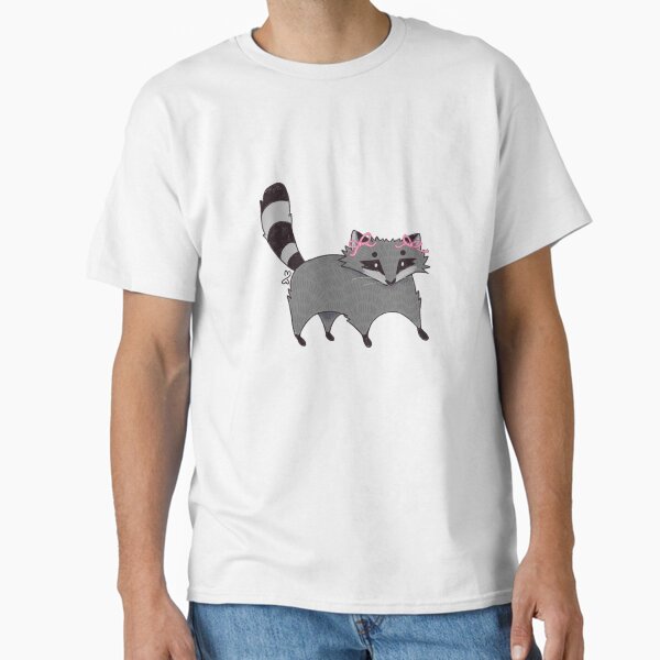 Pretty Coquette Racoon Classic T-Shirt for Sale by mackomix