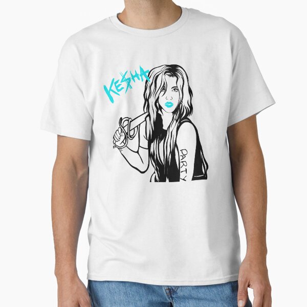 Kesha Joyride Simple Line Art Illustration Classic T-Shirt for Sale by mvalleyart