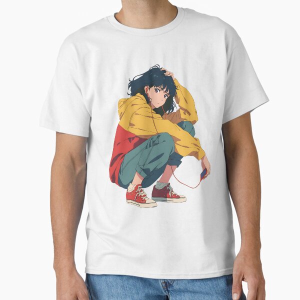 "Lofi Girl and Music" Classic T-Shirt for Sale by bapupa
