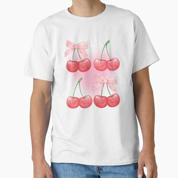 Pink Coquette Cherry Classic T-Shirt for Sale by thebest-2studio
