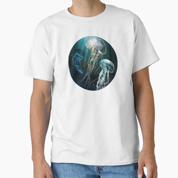 Metallic Jellyfish V Classic T-Shirt for Sale by spacefrogdesign