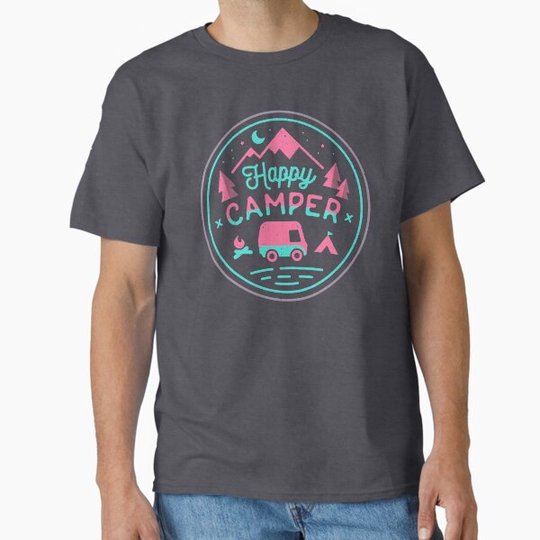 Happy Camper Soft-top Classic T-Shirt for Sale by amandaflagg