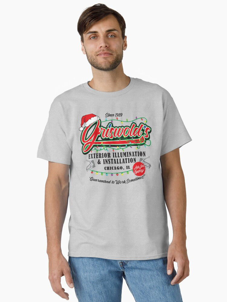 Griswold Illumination Christmas Vacation 89 Classic TShirt T-Shirt | Vintage Christmas Look | Perfect For Daily Wear