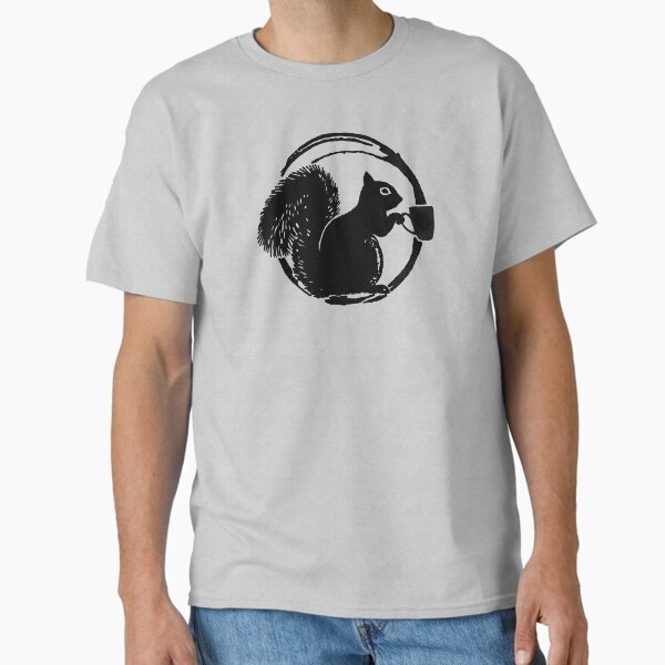 Coffee Squirrel Classic T-Shirt for Sale by HiNoonStudio
