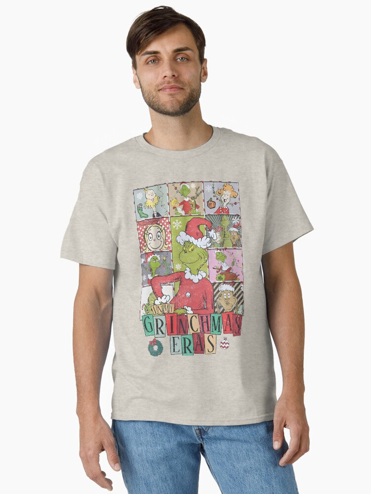 Grinchmas Eras Shirt Grinch Christmas Shirt Retro Grinch Tour Christmas Classic TShirt T-Shirt | Holiday Edition | Trending Festive Apparel