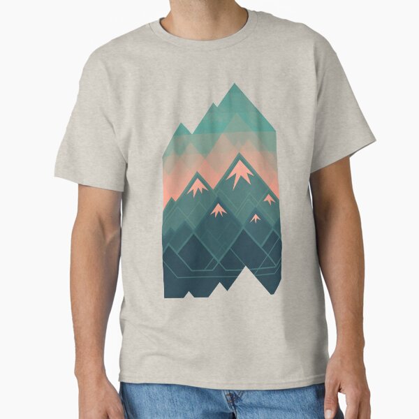 Geometric Mountains Classic T-Shirt for Sale by Waynem79