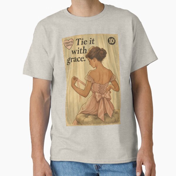 Coquette Aesthetic: Tie it with grace Classic T-Shirt for Sale by bapupa
