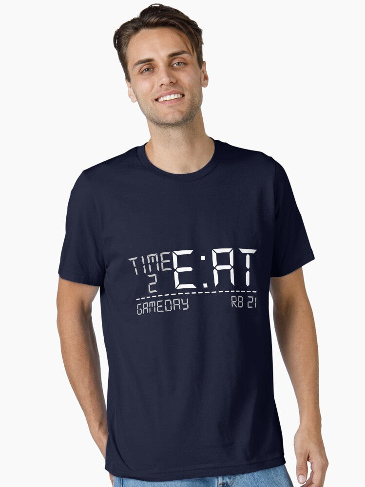 Time 2 Eat Silverwhite Essential T-shirt | Trendy Graphic Tee | Casual Unisex T-shirt