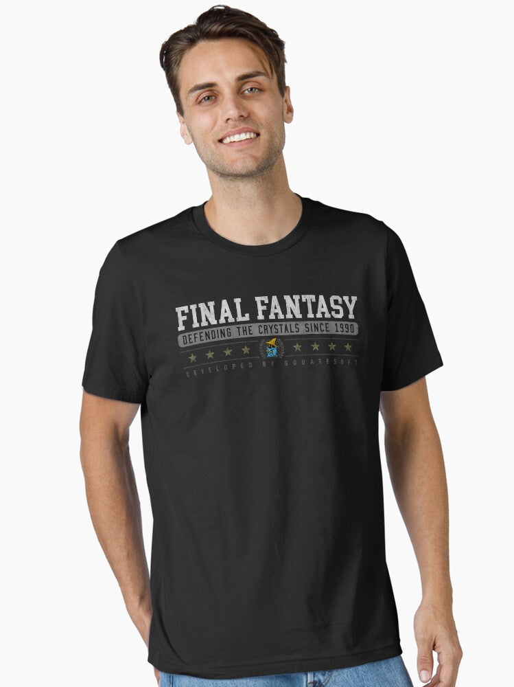 Final Fantasy - Vintage - Black Essential T-shirt | Trendy Graphic Tee | Casual Unisex T-shirt