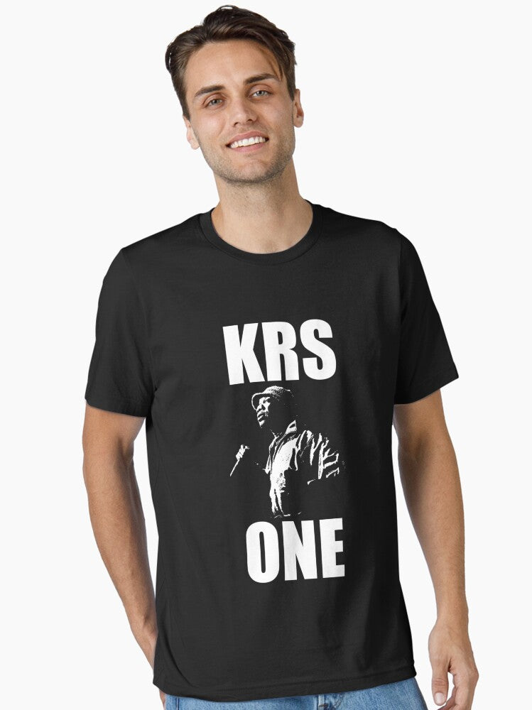KRS-ONE - White Stencil Essential T-Shirt T-Shirt | Premium Graphic | Top Pick For Fans