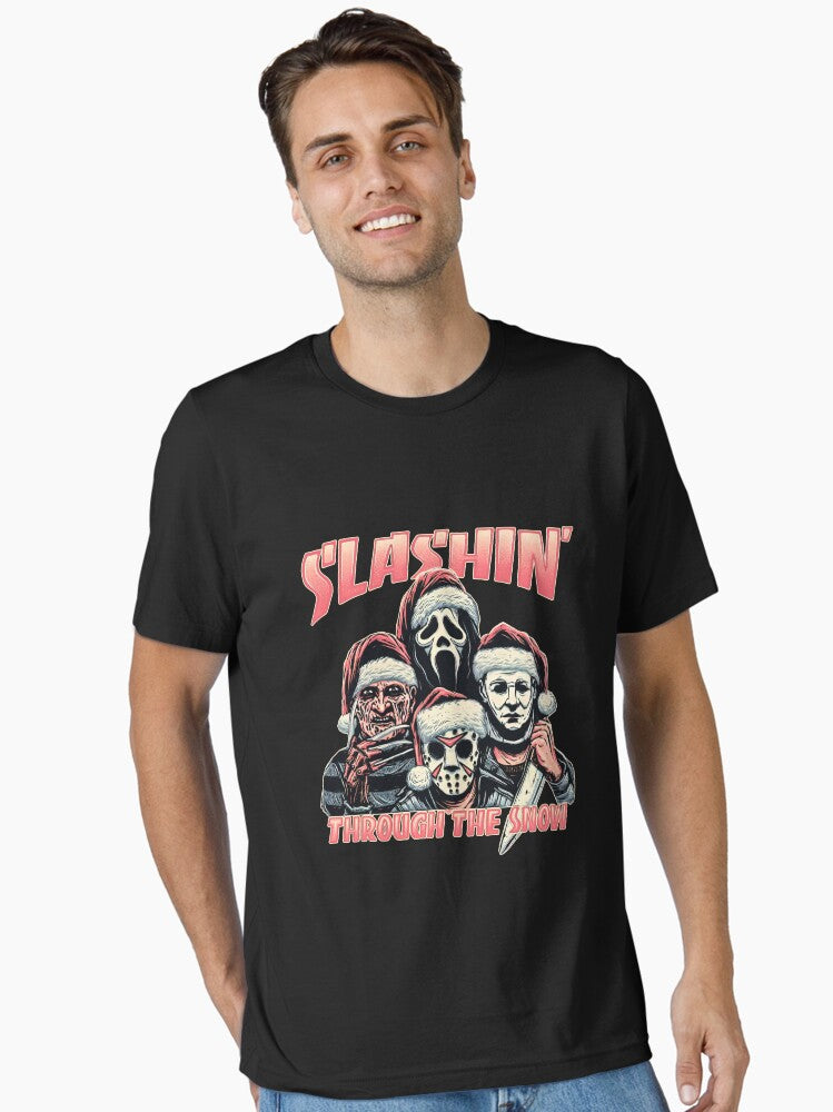 Slashin through the snow horror christmas Essential TShirt T-Shirt | Best-Selling Design | Perfect Holiday Gift