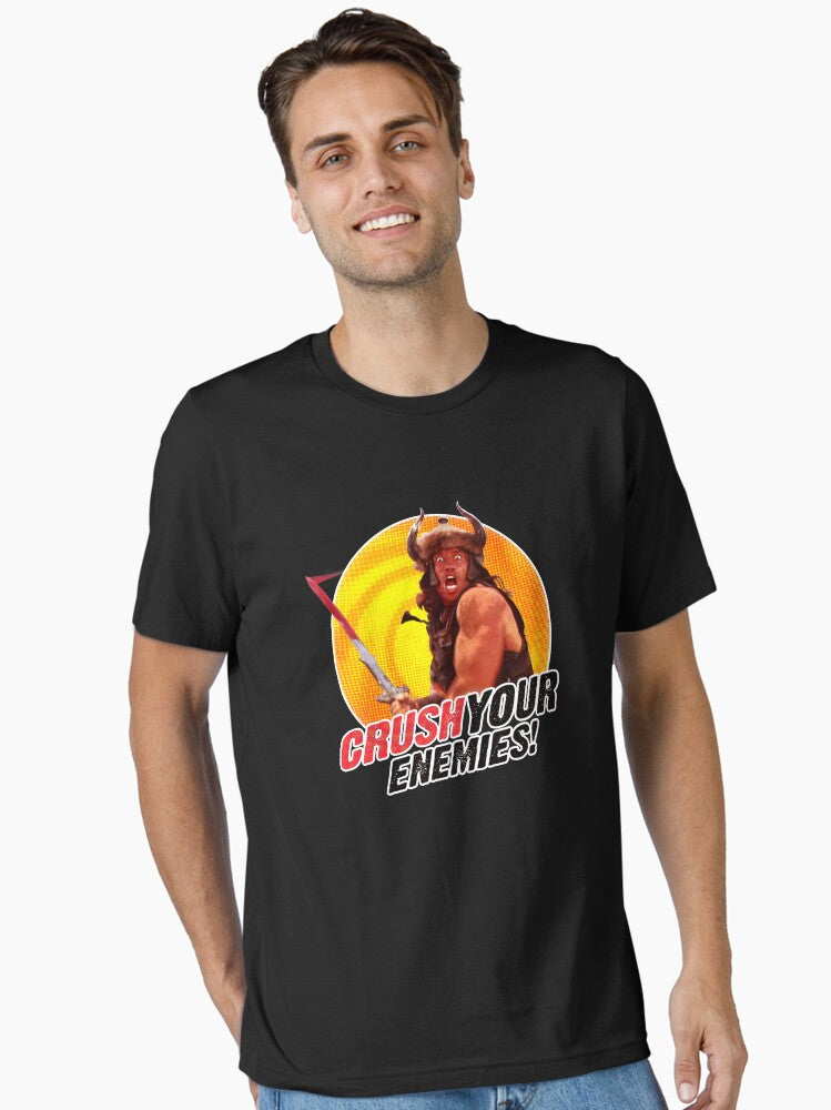 Crush Your Enemies Essential T-shirt | Trendy Graphic Tee | Casual Unisex T-shirt