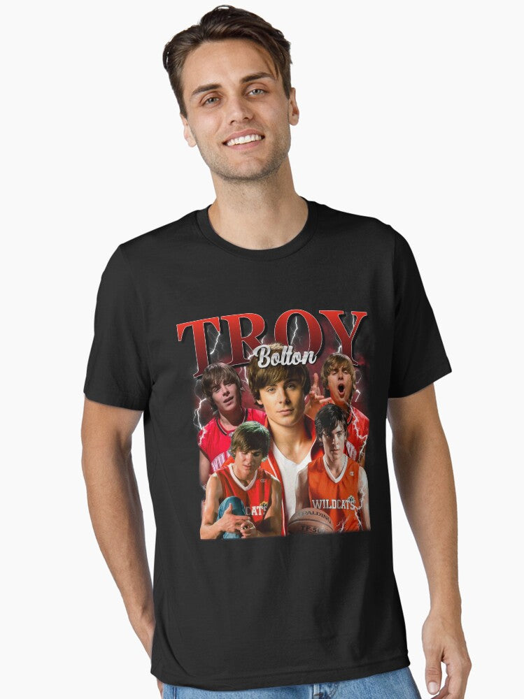 Vintage Troy Bolton The Musical Vintage Essential T-shirt | Trendy Graphic Tee | Casual Unisex T-shirt