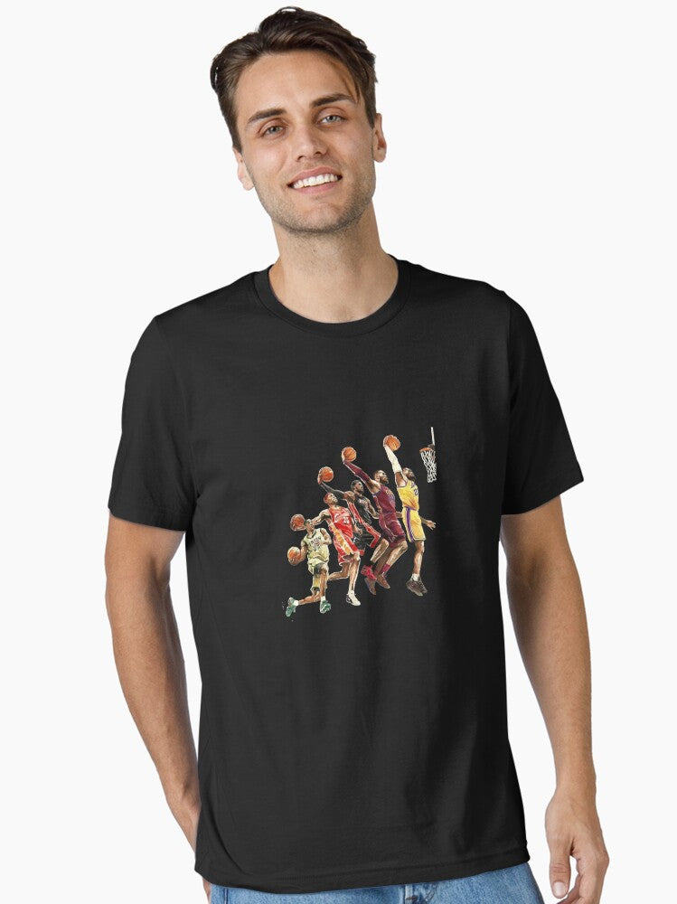 The Evolution Of Lebron James - Nba Los Angeles Lakers Essential T-shirt | Premium Basketball Jersey | Fan Edition Apparel