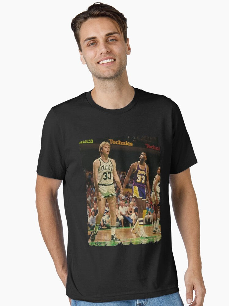 Magic Johnson Vs Larry Sport Bird Made Their Nba Debuts Essential T-shirt | Trendy Graphic Tee | Casual Unisex T-shirt
