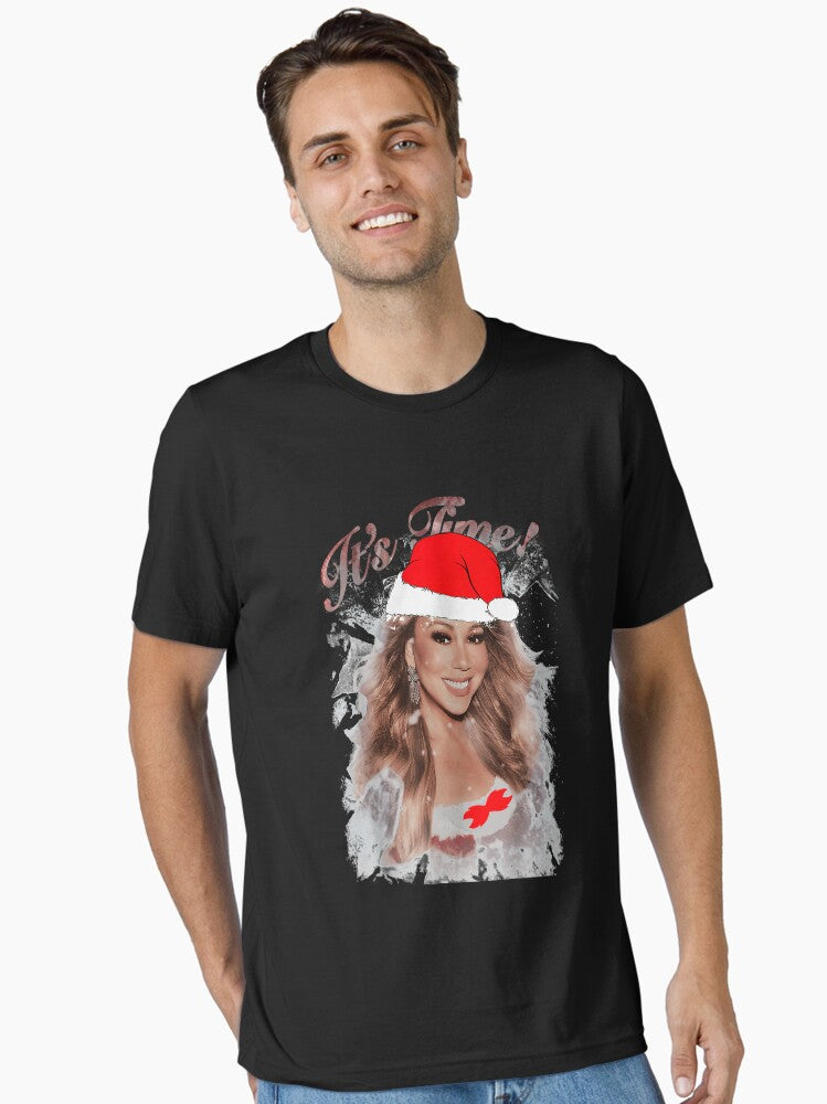 Mariahh CAREY Official Its Time Gift Men Kid Women Christmas Essential TShirt T-Shirt | Seasonal Must-Have | Limited Christmas Style