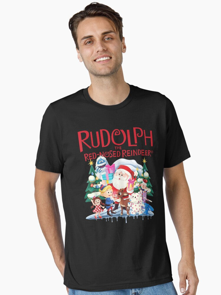 Cute Rudolph The Red Nosed Reindeer Christmas Special Xmas Essential TShirt T-Shirt | Vintage Christmas Look | Perfect For Daily Wear