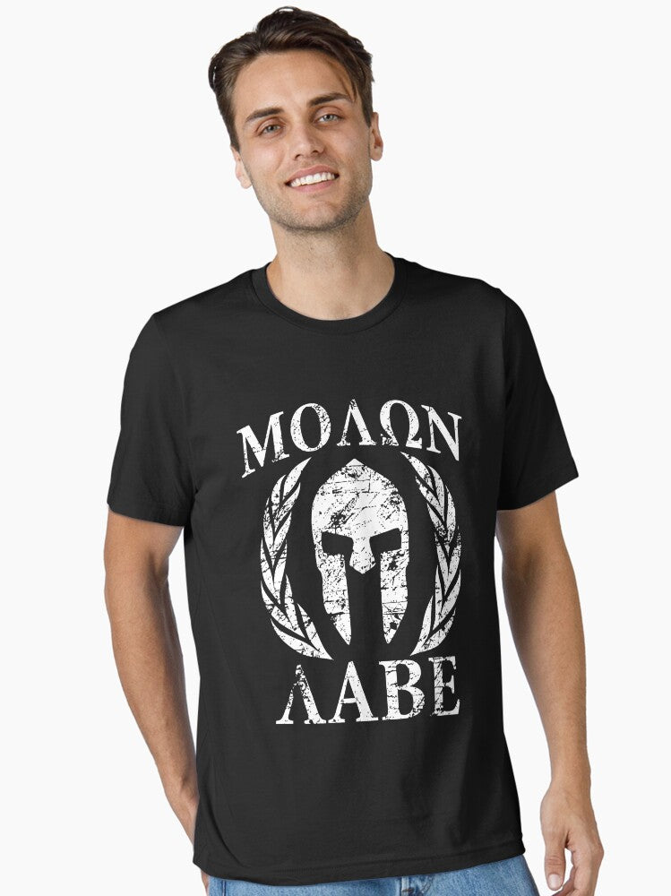 Molon Labe 1 Essential T-shirt | Trendy Graphic Tee | Casual Unisex T-shirt