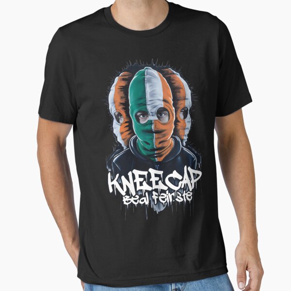 KneeCap Belfast Irish Gaeilge Republican Design Essential T-Shirt for Sale by FemWear