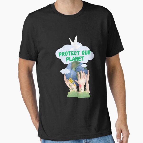 "Protect Mother earth keep green planet" Essential T-Shirt by benaceuro