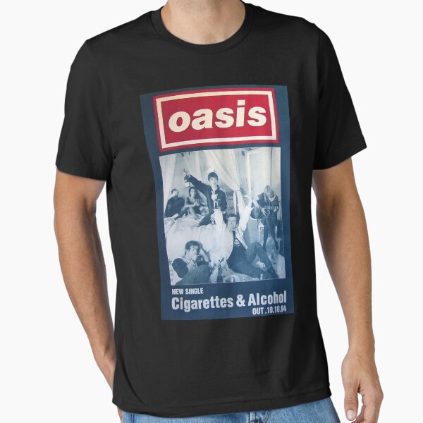 Cigarettes And Alcohol Minimalist Essential T-Shirt for Sale by kelmonhugome