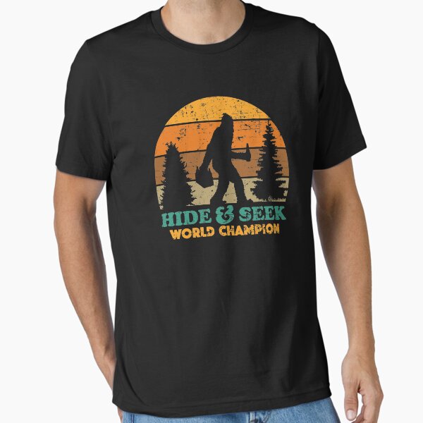 Bigfoot Hide And Seek World Champion Essential T-Shirt for Sale by TheFlying6