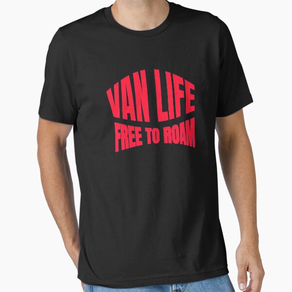 Van Life Free To Roam Essential T-Shirt for Sale by DARBOL-DESIGN