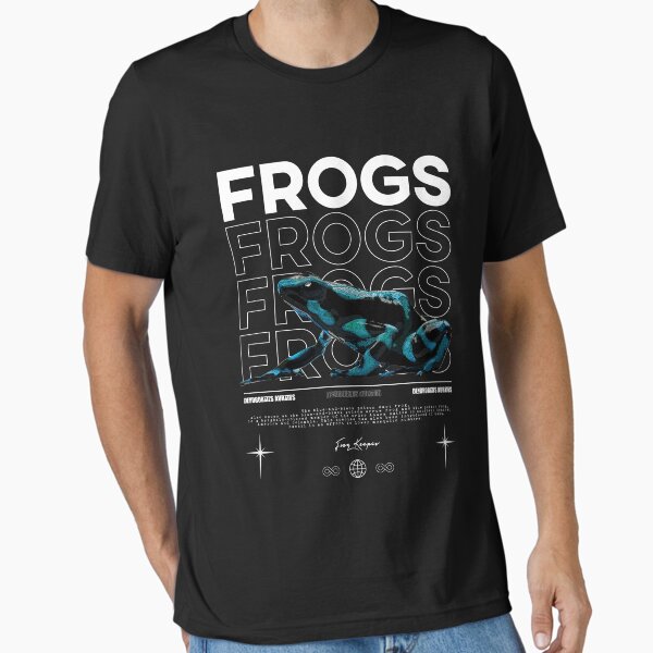 Dendrobatidae Aratus Dart Frog Streetwear Frog Keeper Essential T-Shirt for Sale by JRRTs