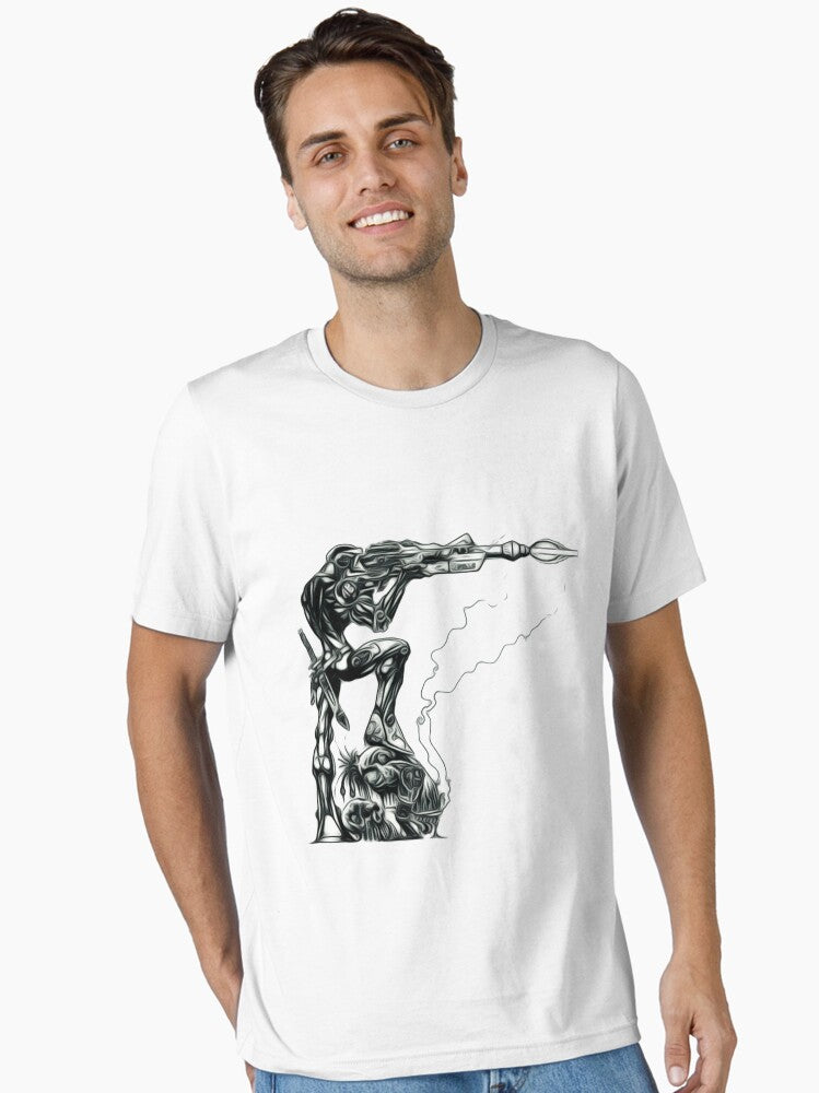 Robot Army Sniper Essential T-shirt | Trendy Graphic Tee | Casual Unisex T-shirt
