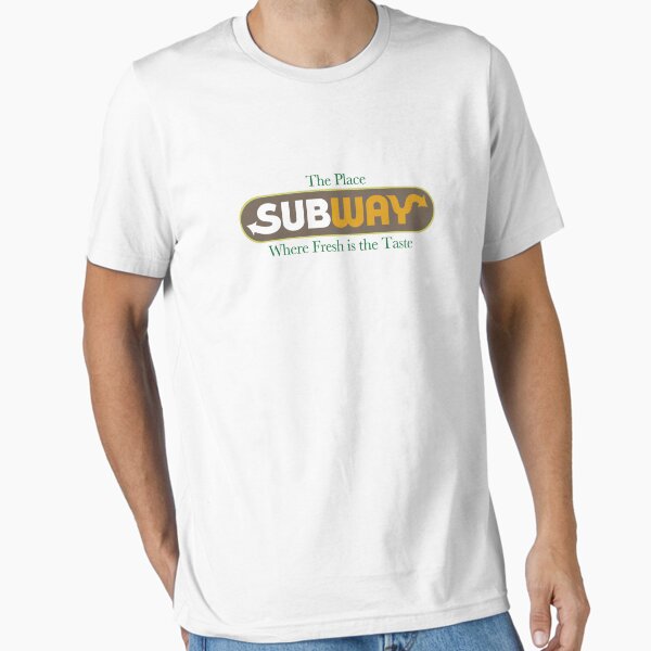 " Subway - "The Place Where Fresh is the Taste" Retro/Vintage Design | Happy Gilmore" Essential T-Shirt for Sale by GoldenYearsCo