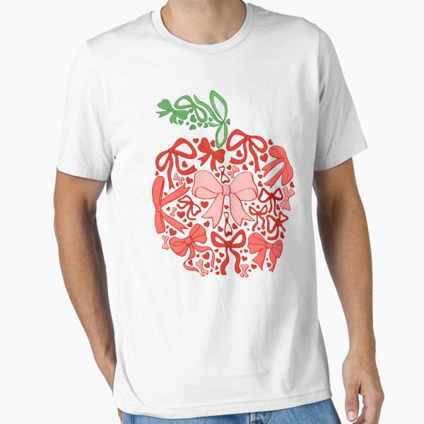 Apple Coquette Valentine Essential T-Shirt for Sale by vintagearttee