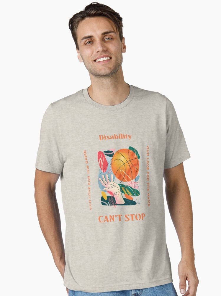Disability Can't Stop Our Love For The Game Essential T-shirt | Trendy Graphic Tee | Casual Unisex T-shirt