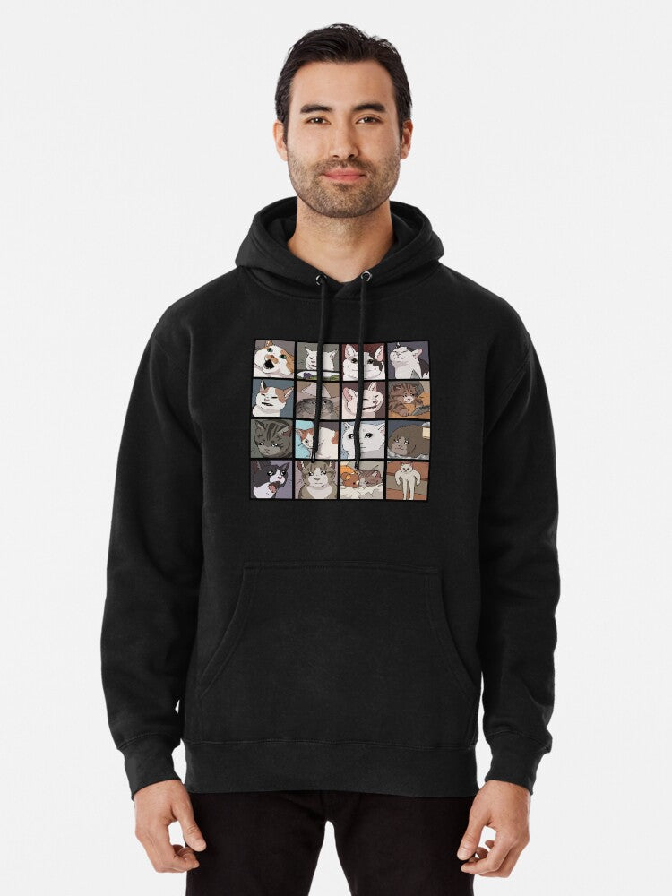 Meme Cats 2.0 Pullover Hoodie