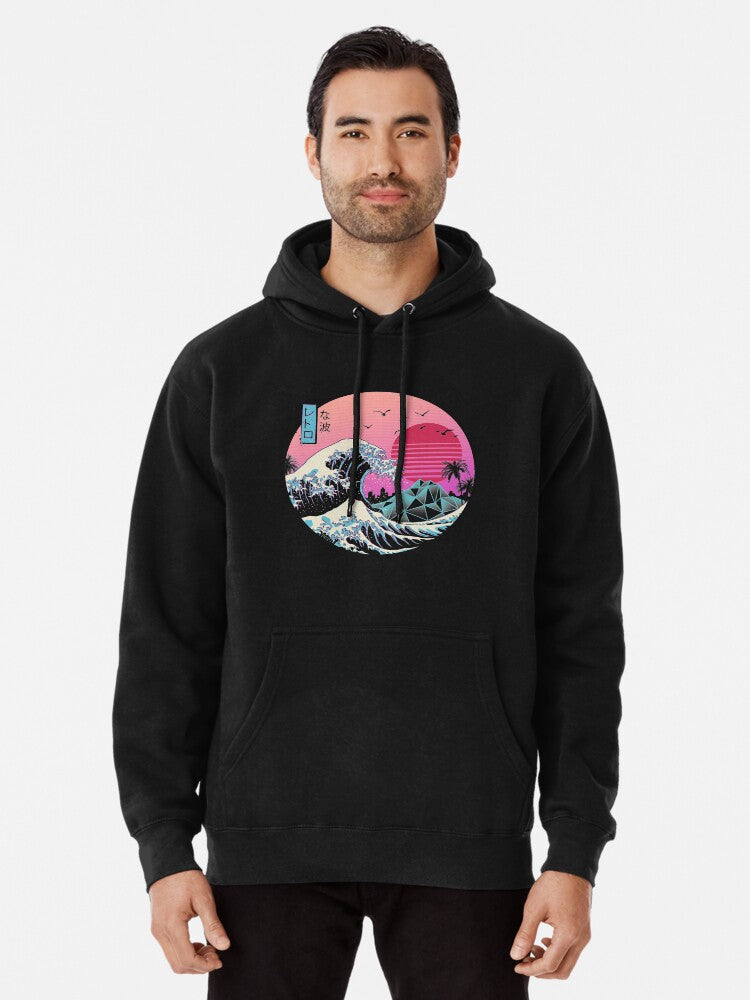 The Great Retro Wave Pullover Hoodie
